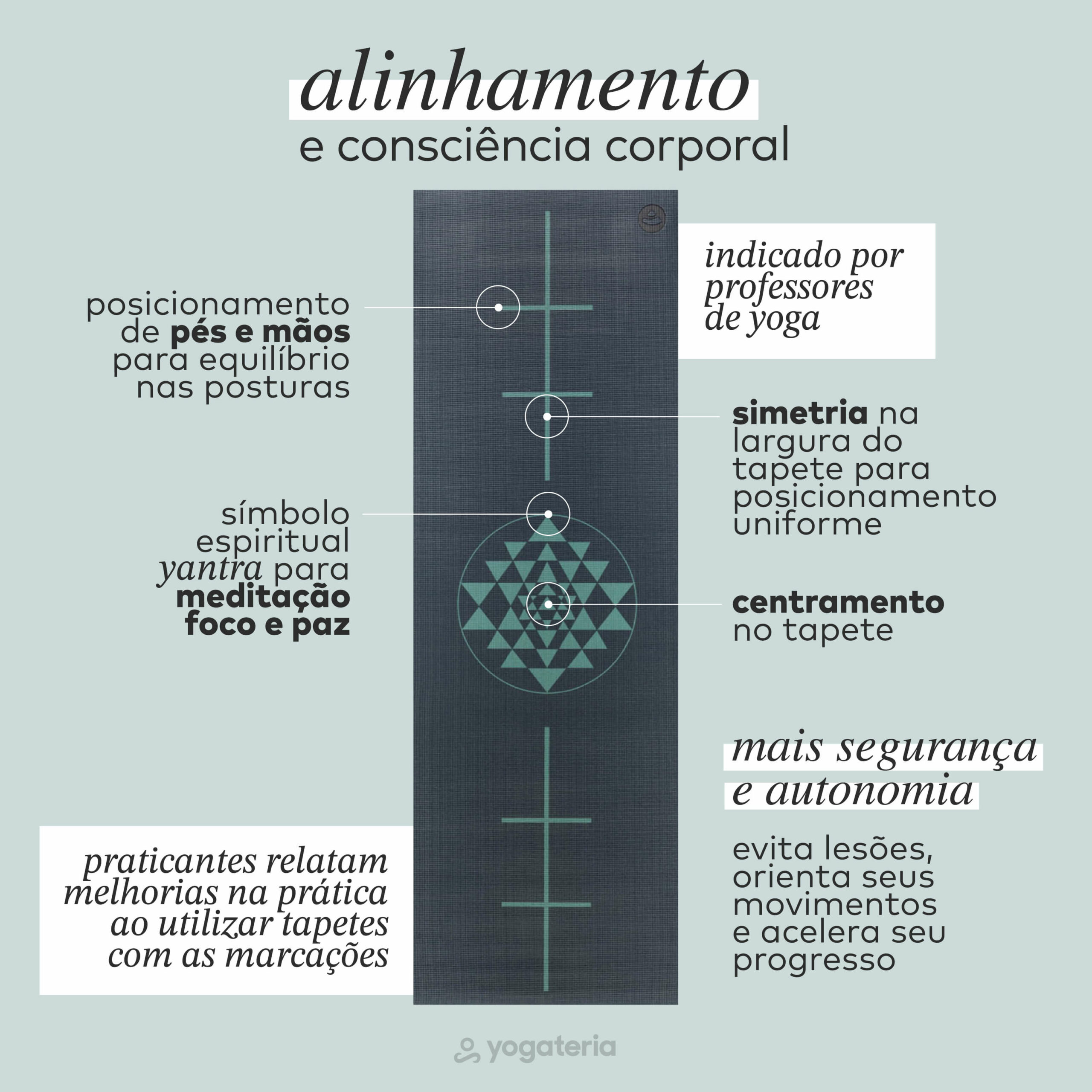 Tapete de yoga estampado Leela Yantra – 4.5mm PVC ecológico 6