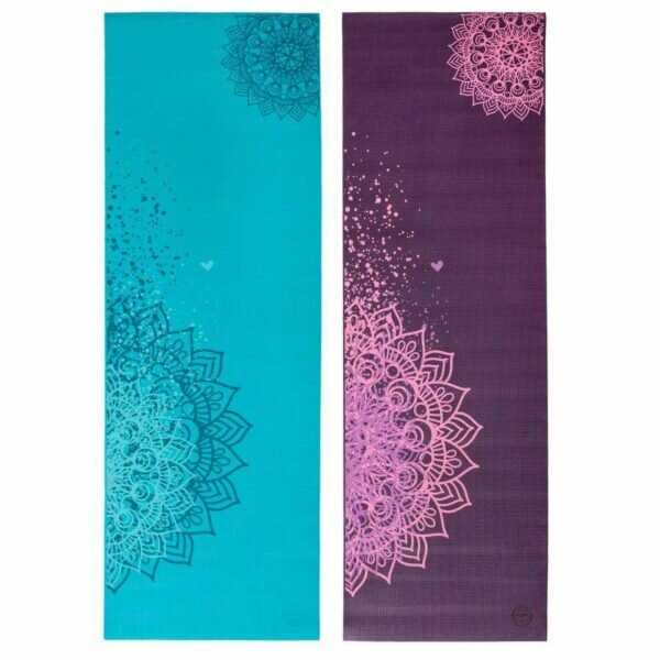 Tapete de yoga estampado Leela Mandala Design - 4.5mm PVC ecológico 11