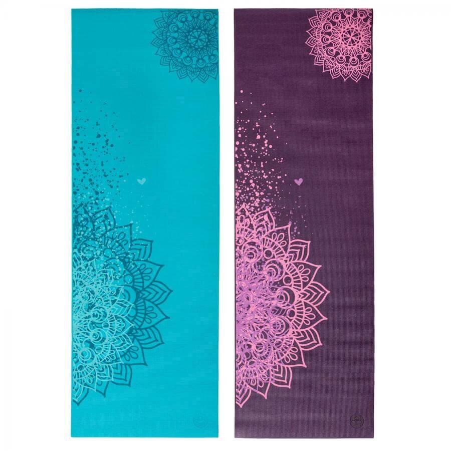 Tapete de yoga estampado Leela Mandala Design - 4.5mm PVC ecológico 3