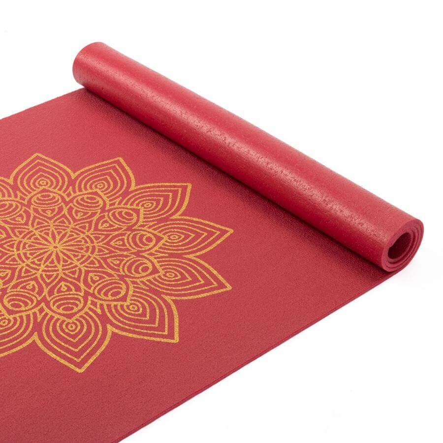 Tapete de yoga estampado Leela Flor da Vida – 4.5mm PVC ecológico 31
