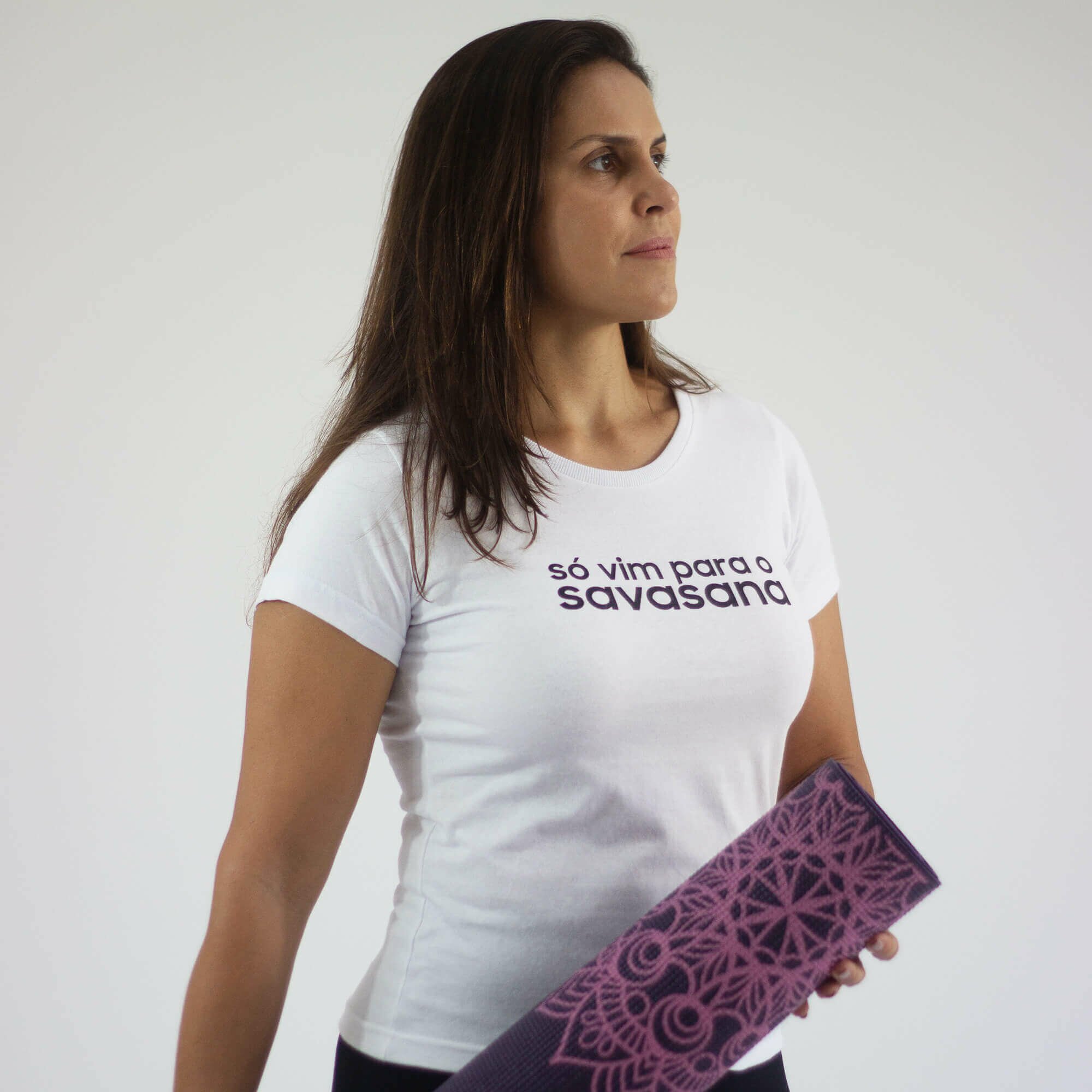 Camiseta Feminina Yoga Savasana | Boutique Calupa