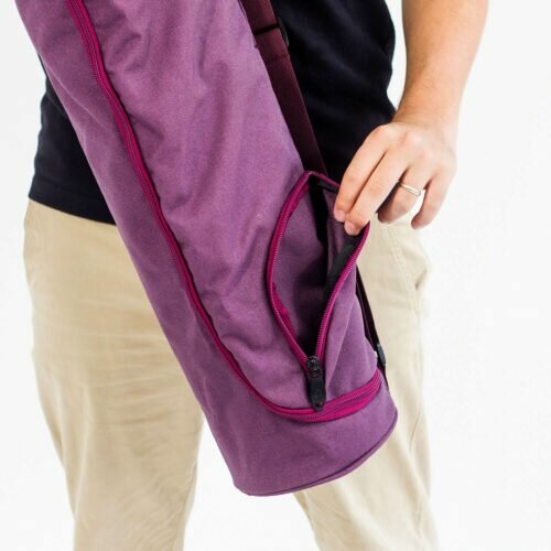 Yoga Mat Bag Asana - aubergine at
