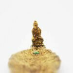 Incensário Indiano Buddha Dourado