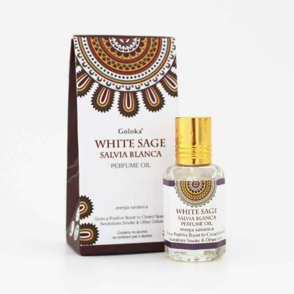 Perfume Indiano Sálvia Branca Goloka 16
