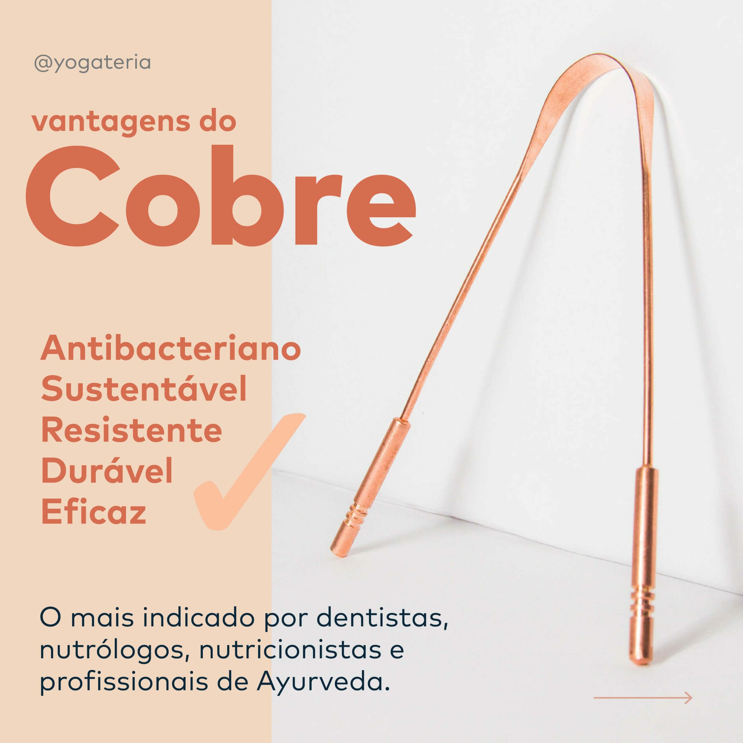 Limpador de Língua 100% cobre puro - EDIÇÃO LIMITADA 13 limpador-lingua-yogateria-5
