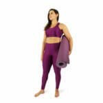 Calça Legging com Textura Ganga