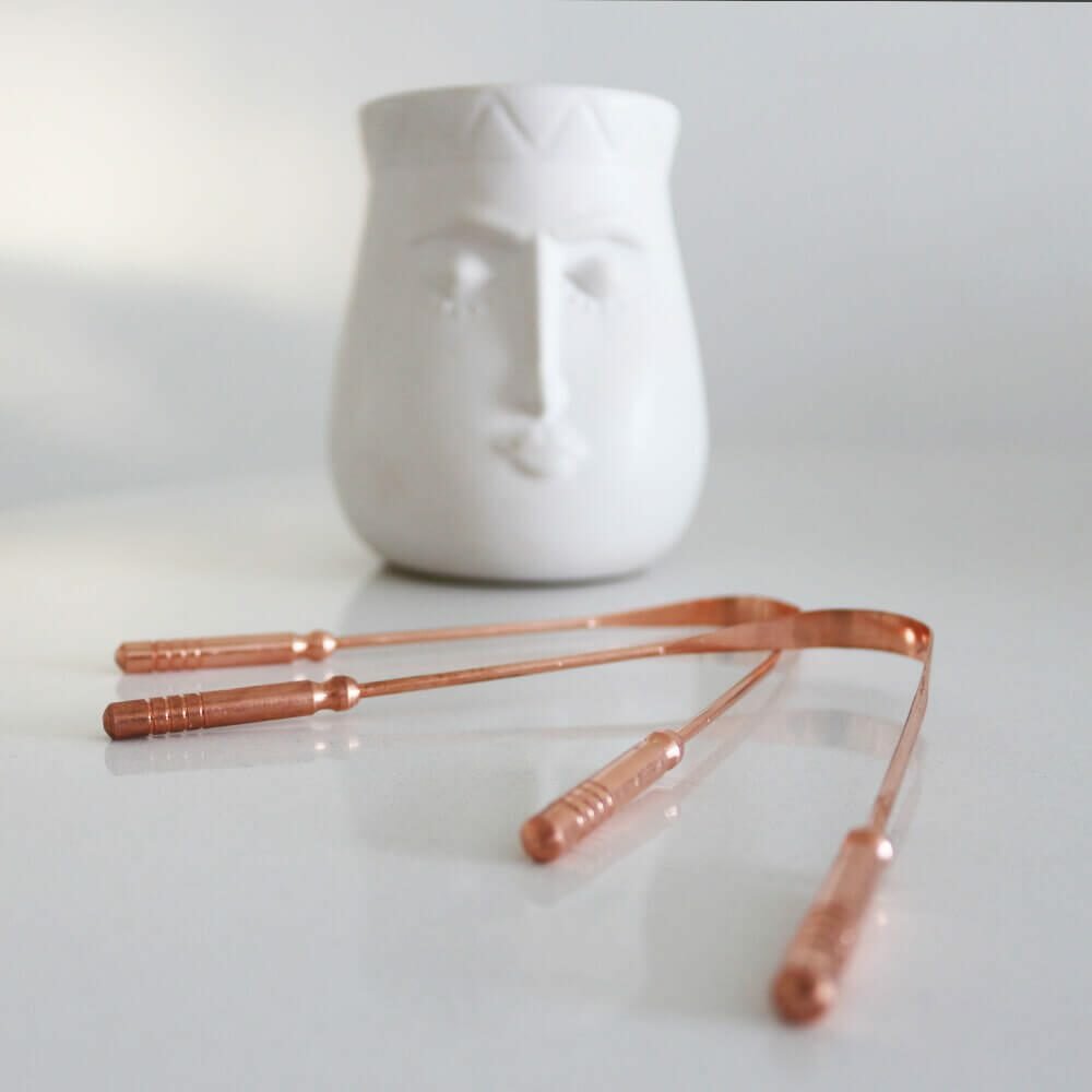 Limpador de Língua 100% Cobre | Yogateria