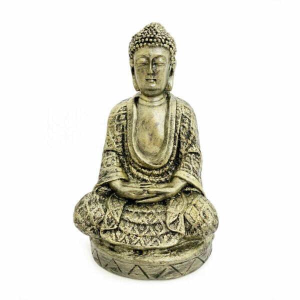 Estátua Buddha Meditando Pequena - Ratnasambhava - Bronze 12