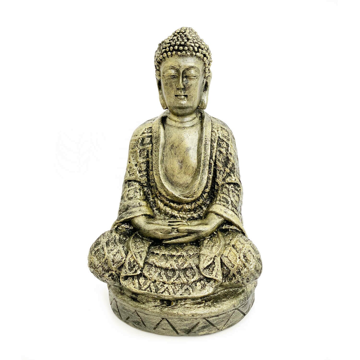 Estátua Buddha Ensinamento - Dharmachakra Mudra 10