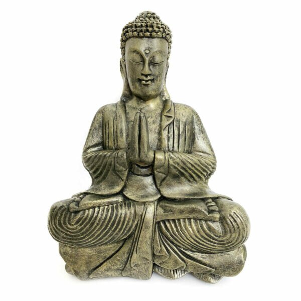 Estátua Buddha Oração - Namaskara Mudra 8