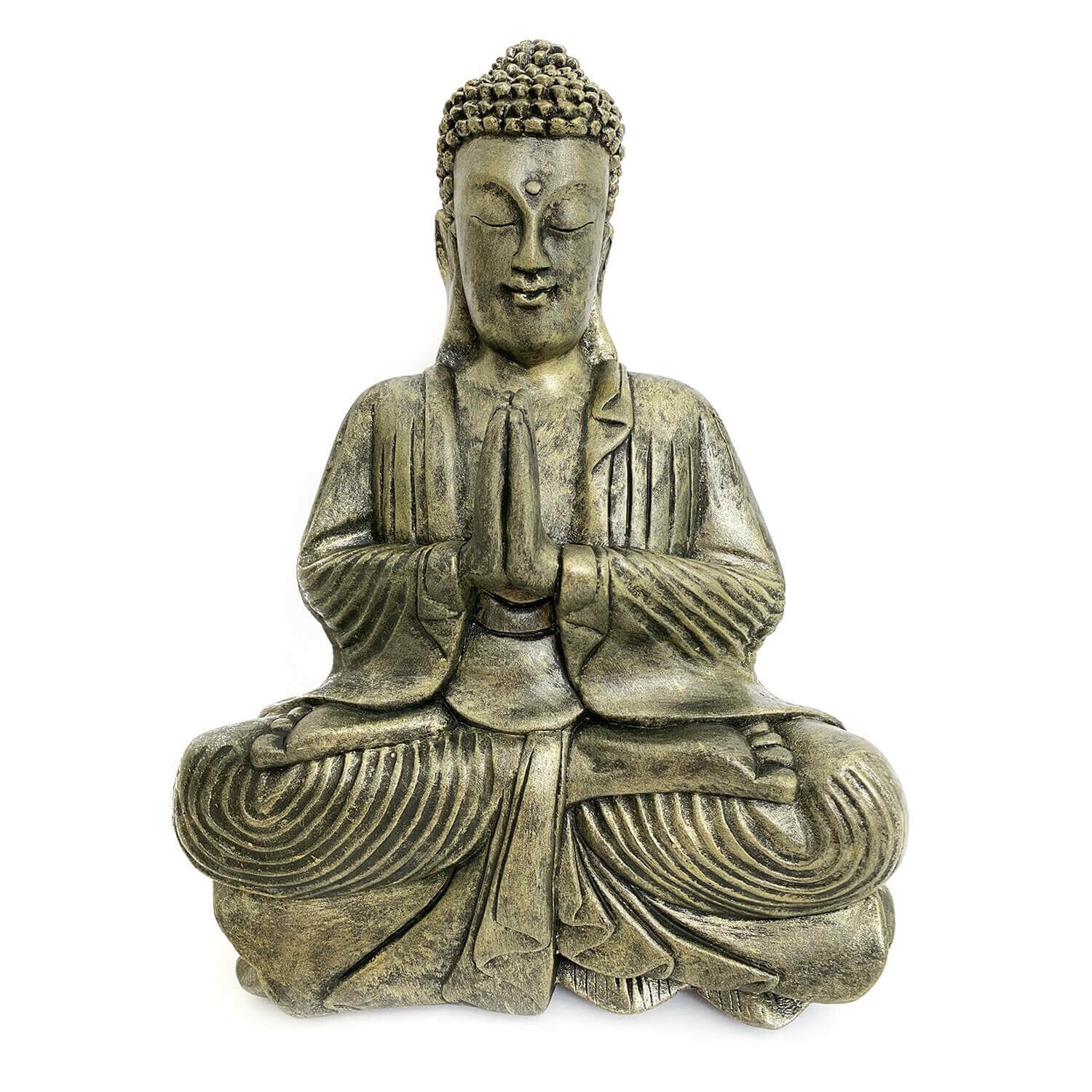 Estátua Buddha Oração - Namaskara Mudra 10