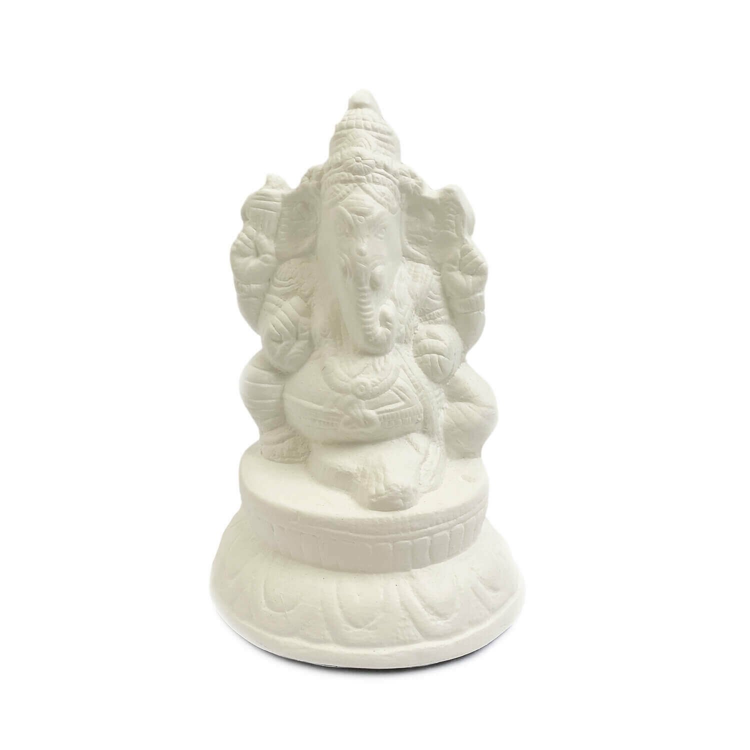 Estátua Ganesha - Pequeno - Branco 16