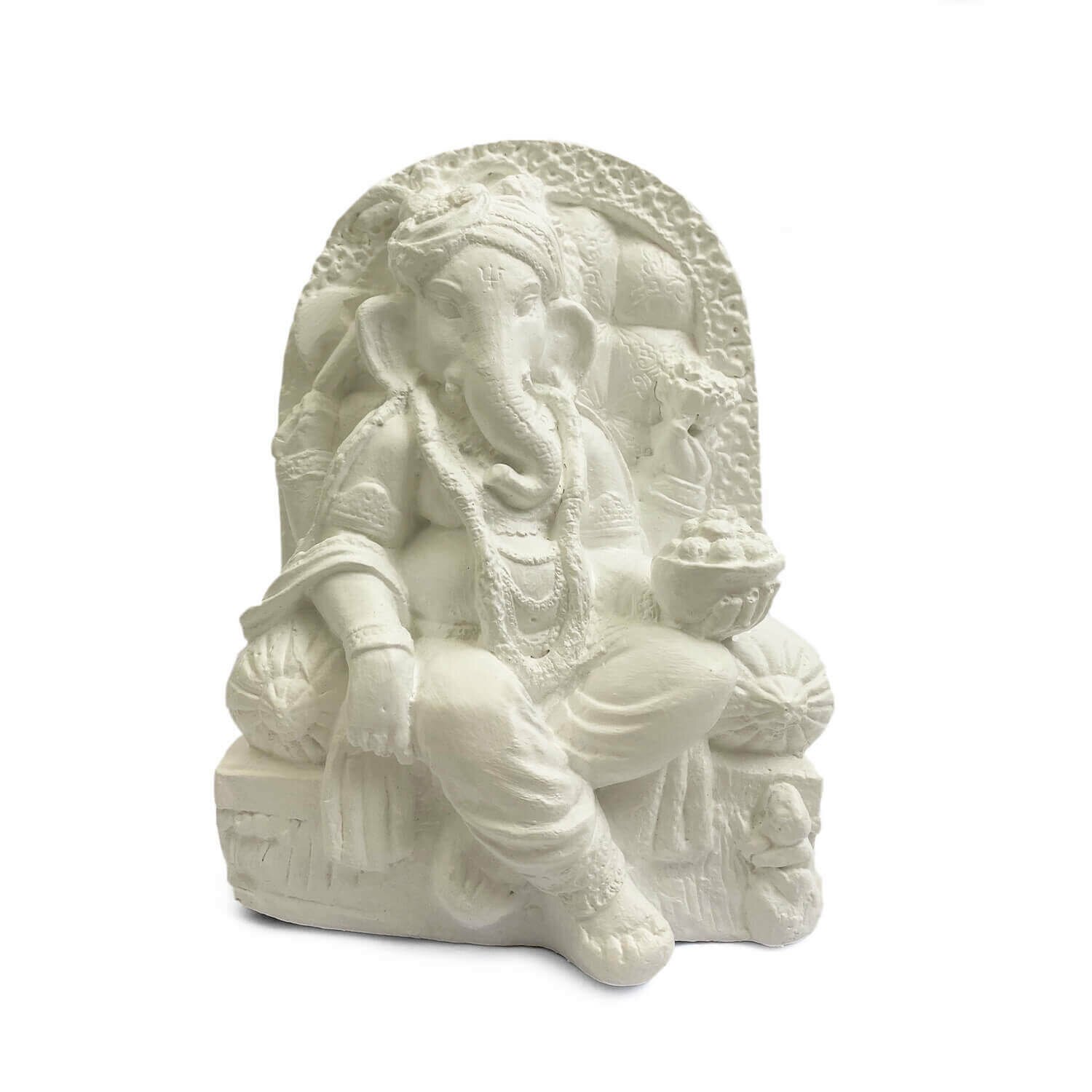 Estátua Ganesha no Trono 16