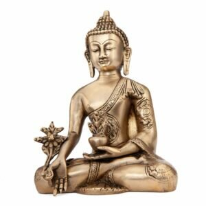 Estátua Buddha Tocando a Terra - Bhumisparsha Mudra 7