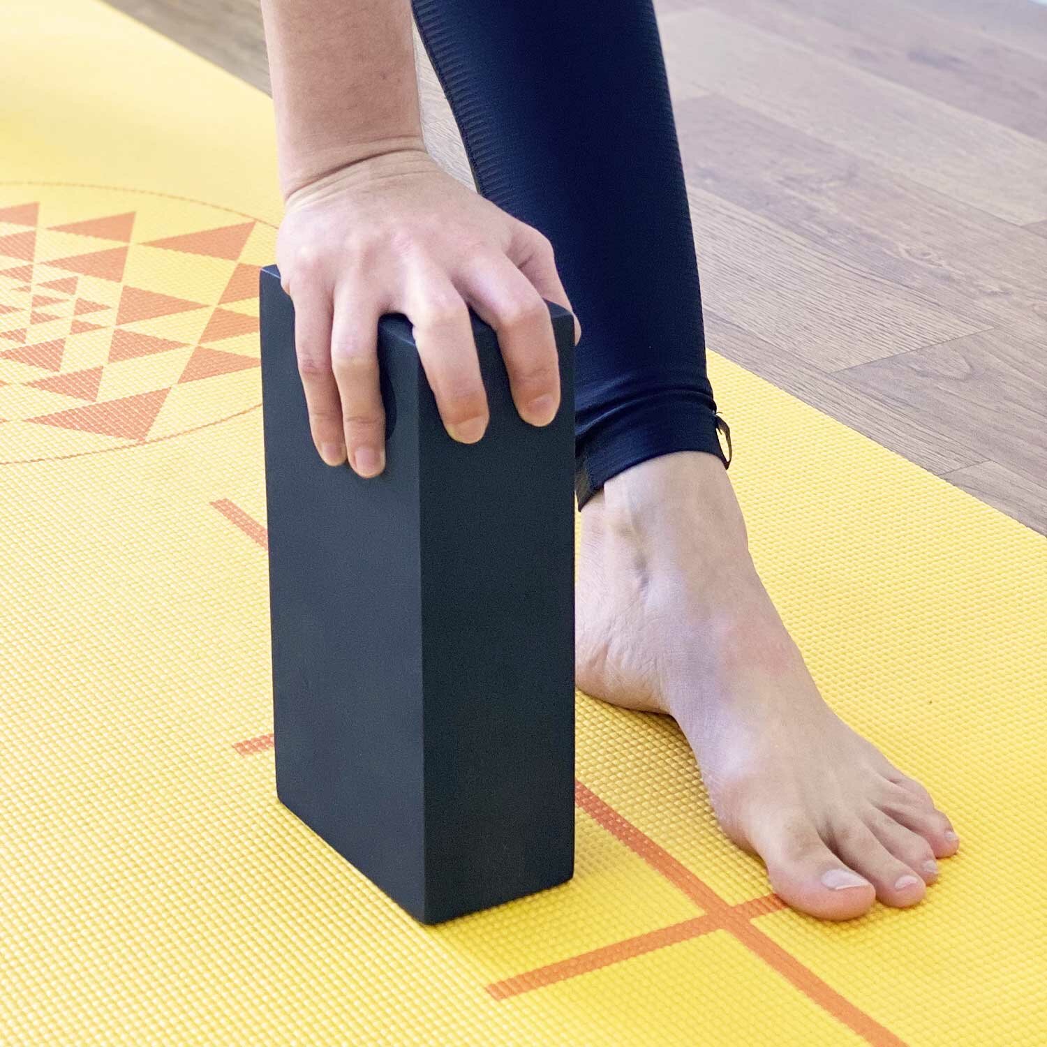 Kit Yoga Alinhamento: Tapete de Yoga TPE + 2 Blocos + Cinto
