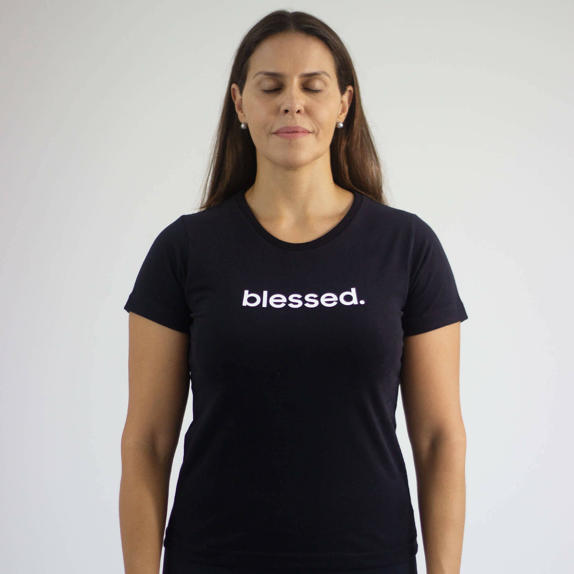 Camiseta Yoga Vinheta Simples Inspira Expira Não Pira