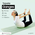 Tapete de yoga estampado Ganges – 6mm PVC ecológico